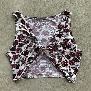 Floral crop top